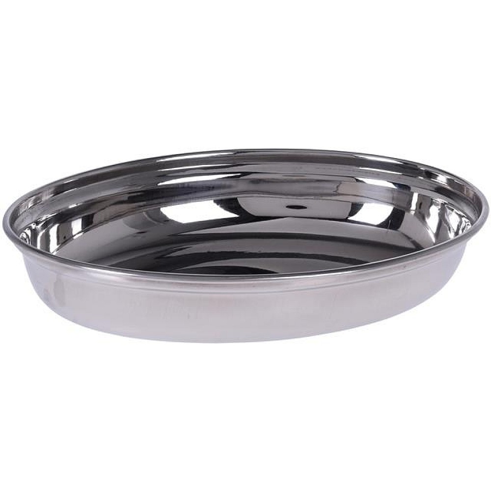 Tava EH 22X16.5сm, cu bordura 3.5cm, oval, metalic