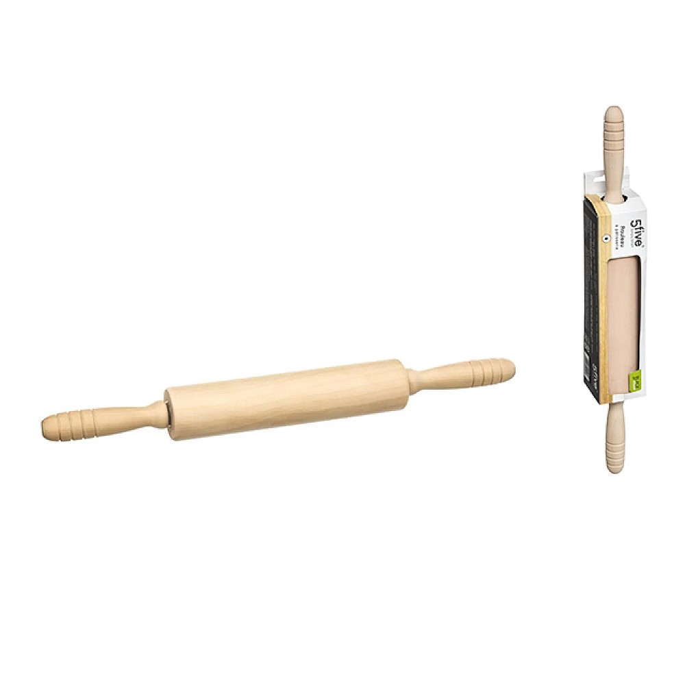 Sucitor din lemn 5Five cu corp rotativ 47X6сm, cu manere