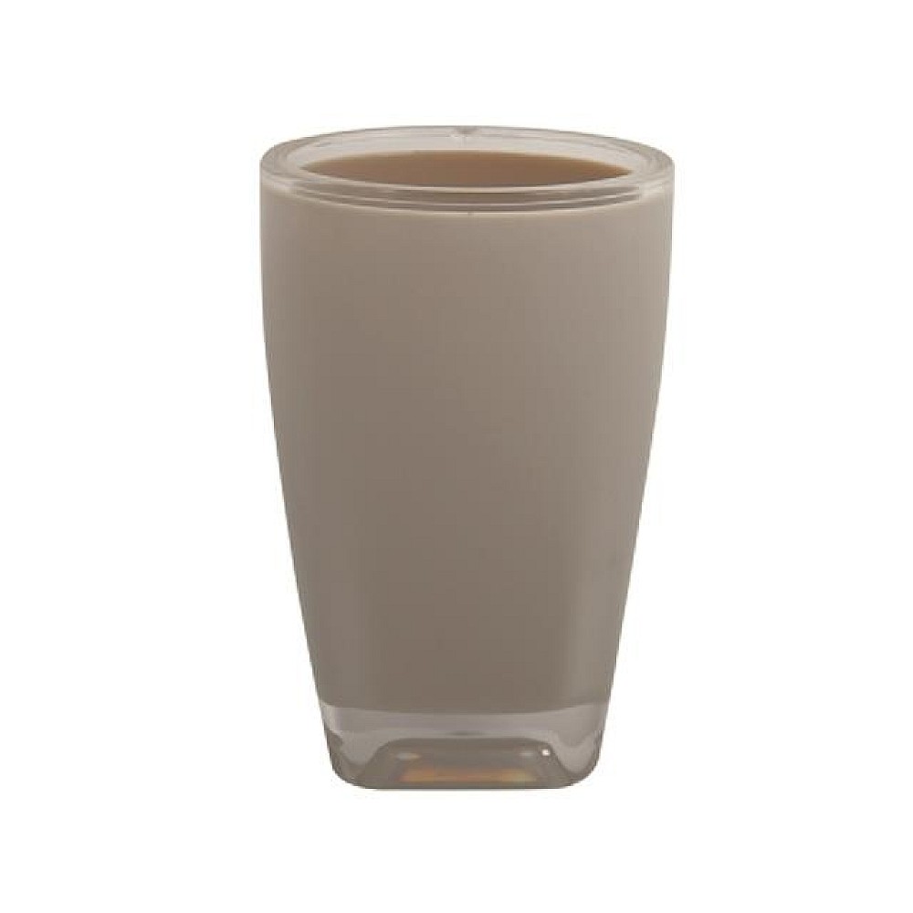 Pahar pentru periute de dinti MSV Tahiti bej, din plastic