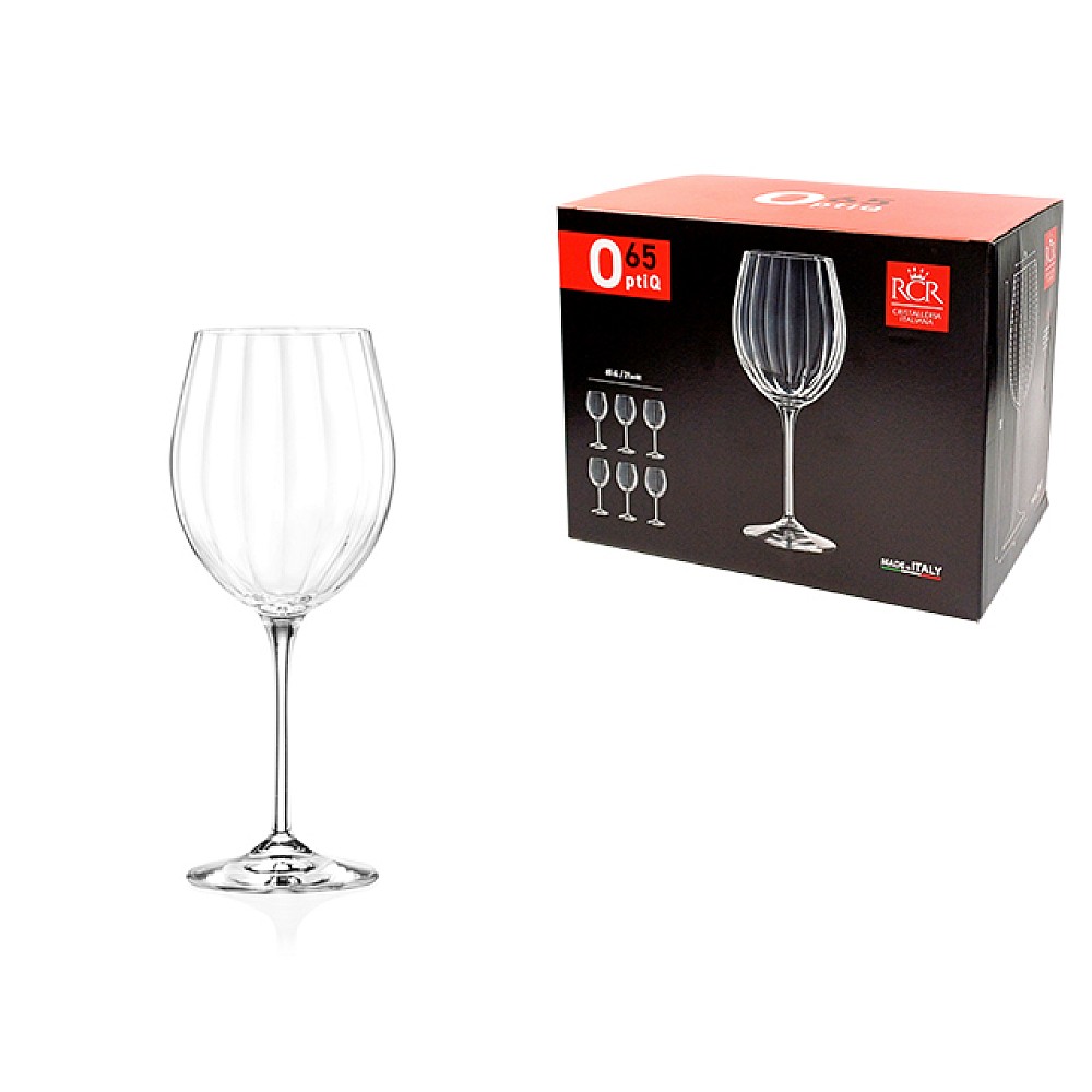 Set 6 pocale pentru vin OptiQ 650ml
