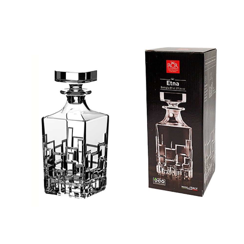 Carafa pentru bauturi tari Etna 0.81l, cristal
