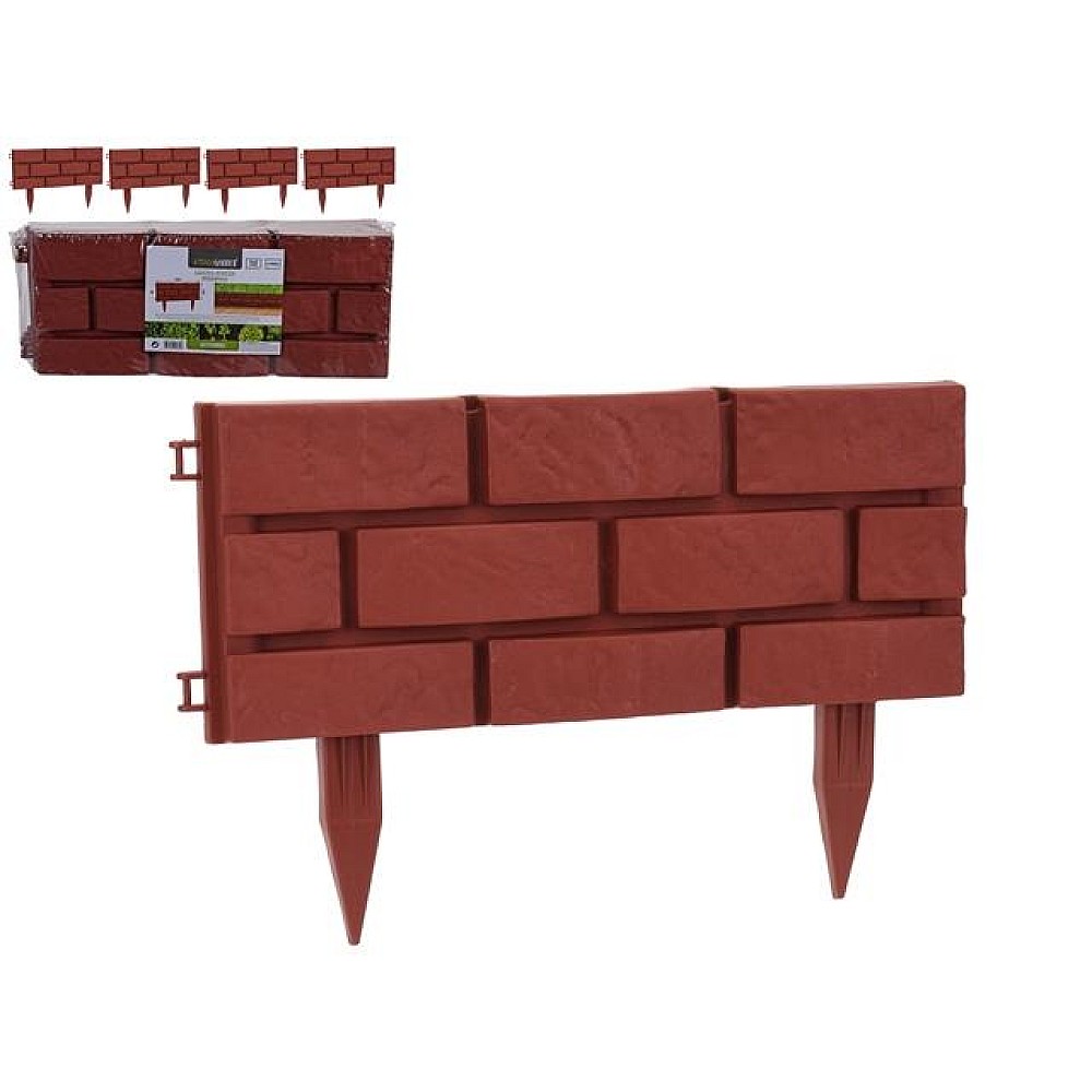 Gard decorativ pentru curte/gradina 4buc, 42Х17cm 