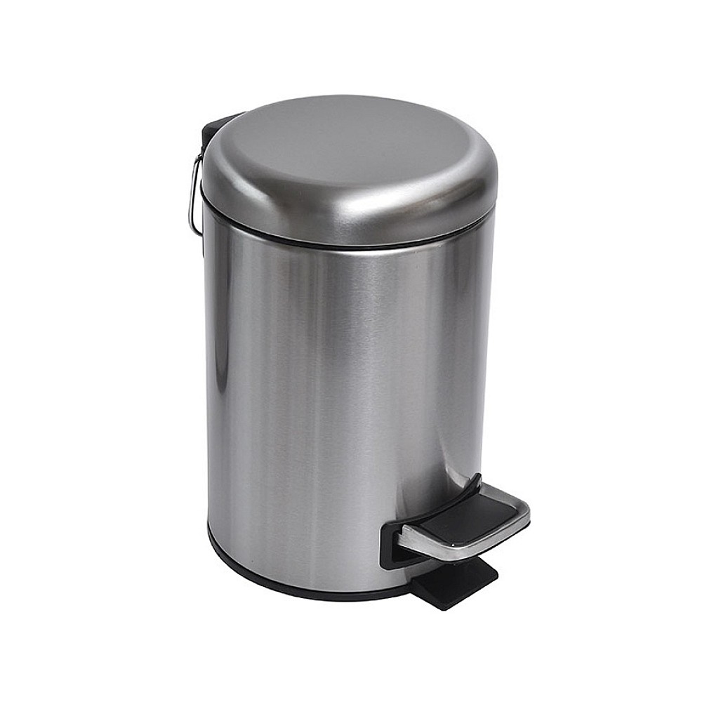 Cos pentru gunoi cu pedala Tendance 3l H25.5cm, crom, soft close