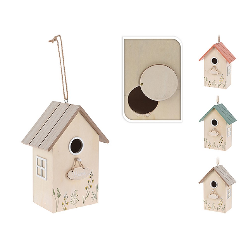 Casuta din lemn pentru pasari ProGarden 16X10X21cm, plop