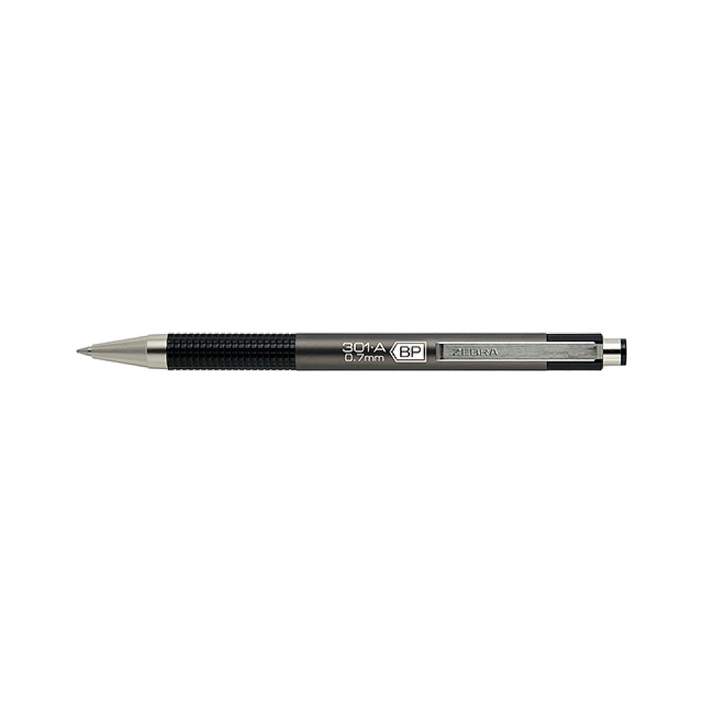 Pix cu bila Zebra F301A Grey , 0.7 mm, albastru
