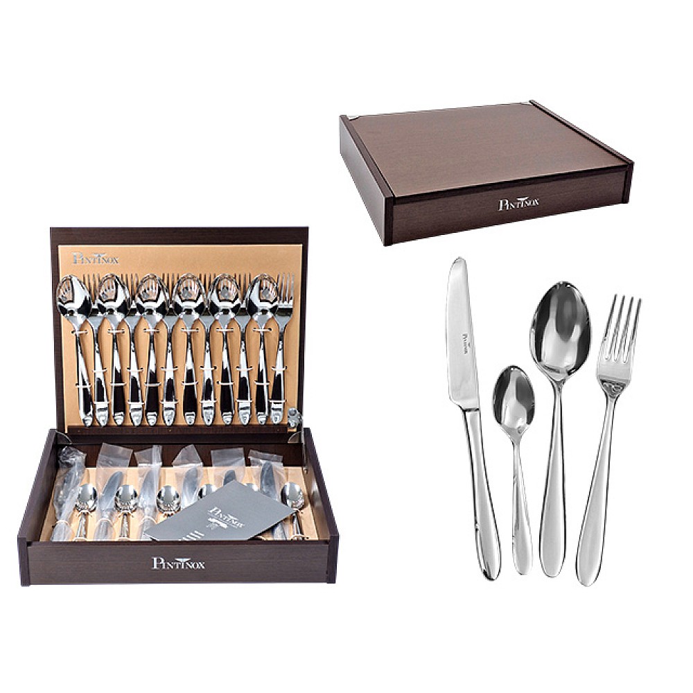 Set 24 de tacâmuri Pinti Ritz, inox
