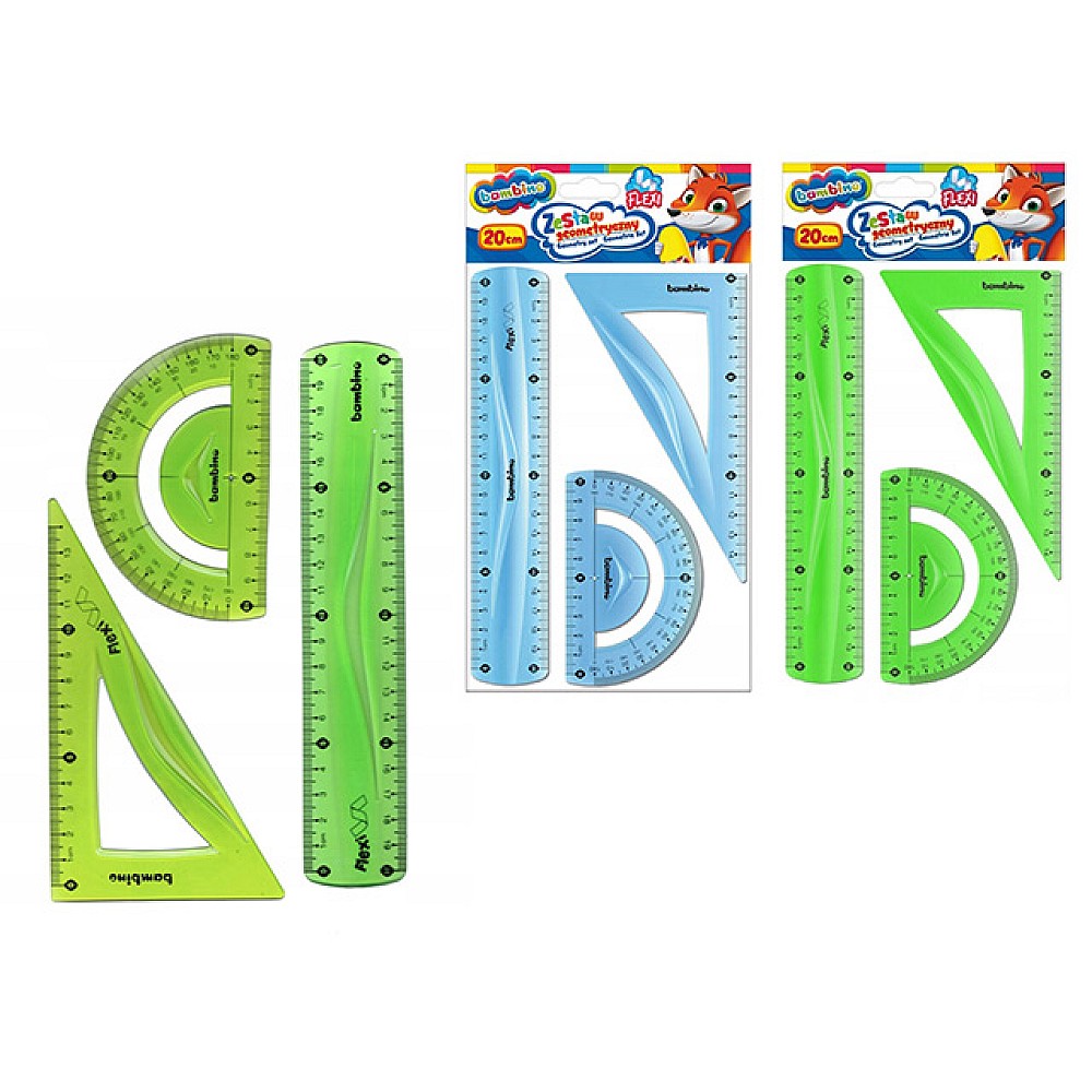 Set geometric 3buc, 20cm Bambino