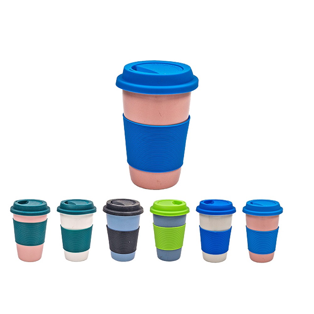 Termo pahar 420ml cu inel anti-alunecare, ceramica