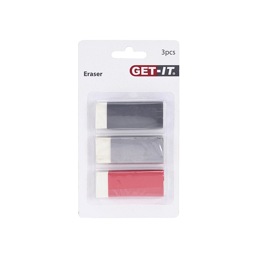 Set radiere 3buc Get-it 6X2cm, diferite culori