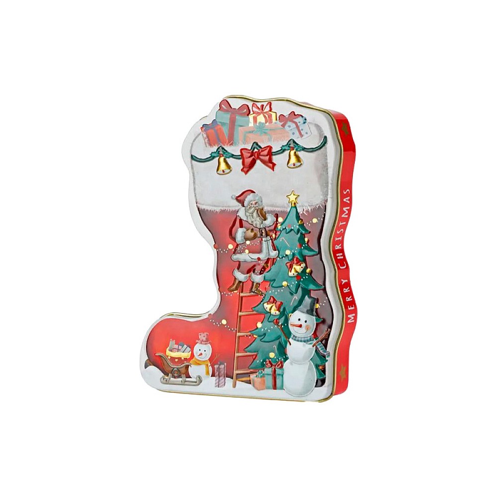 Bomboane de ciocolata 80 g in cutie din metal 