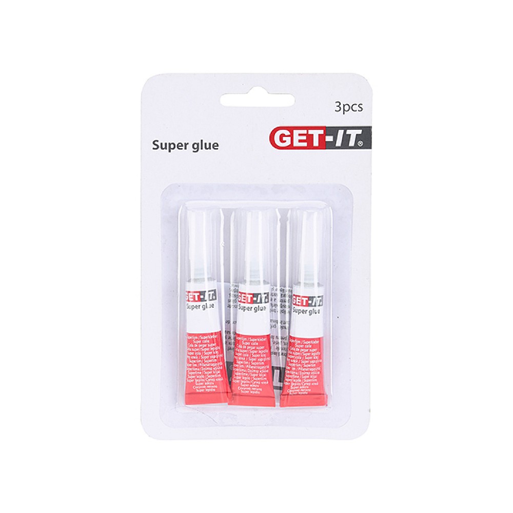 Lipici super Get-it 3bucX3gr, blister
