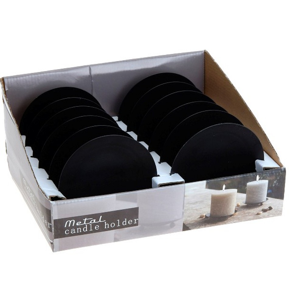 Suport-farfurie pentru luminari cu picioruse D8.5cm, metal