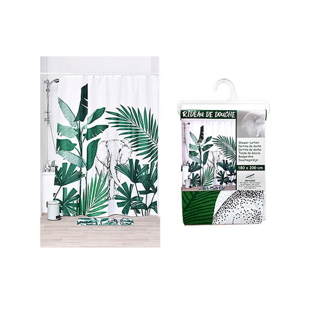 Perdea pentru dus 180X200cm Tendance Exploration, poliester