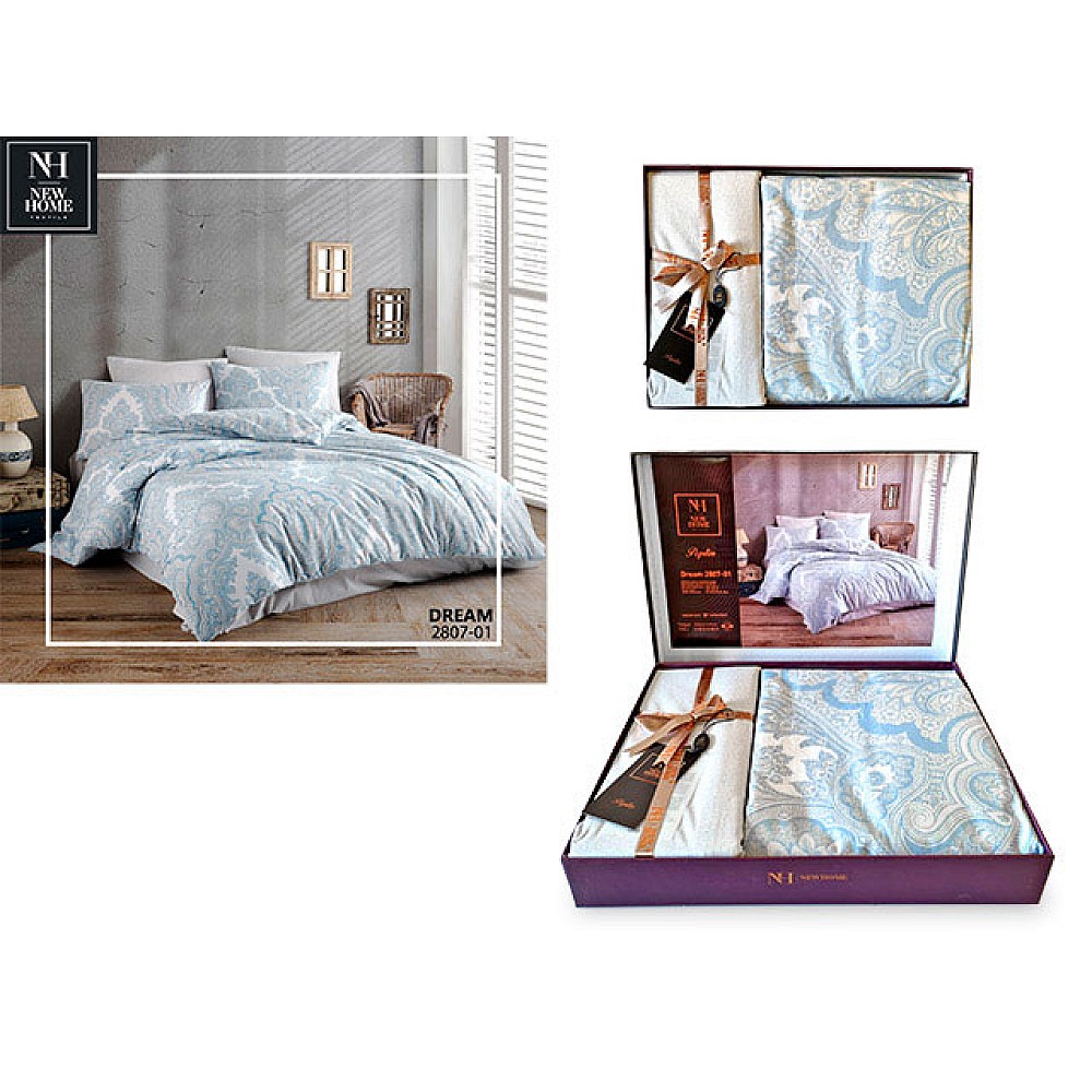 Lenjerie de pat 2pers NH Poplin Dream, bumbac