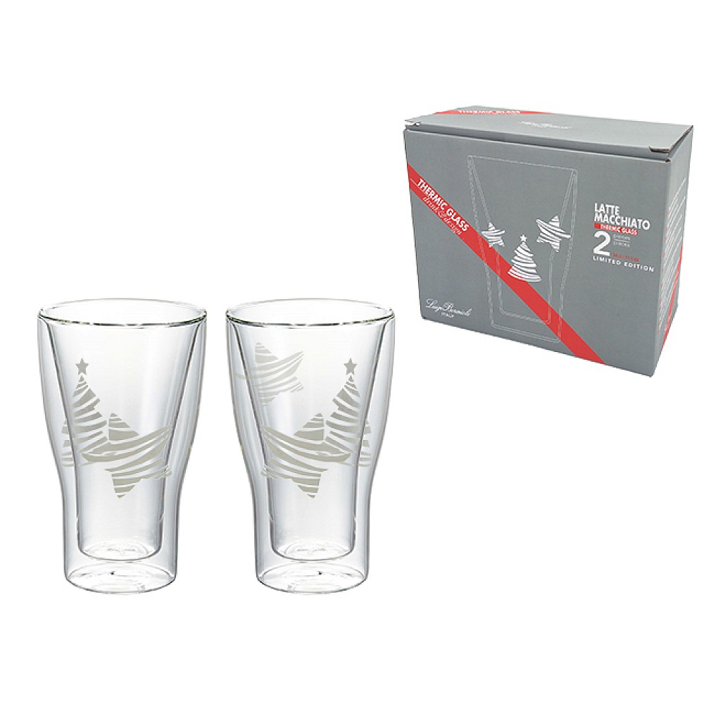 Set 2 pahare de 340 ml cu pereți dubli Thermic Glass
