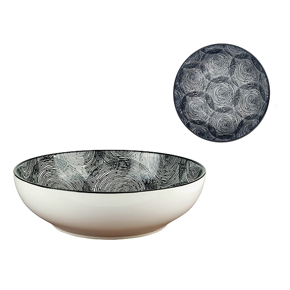 Salatiera din ceramica 25cm Tognana Portata Nero