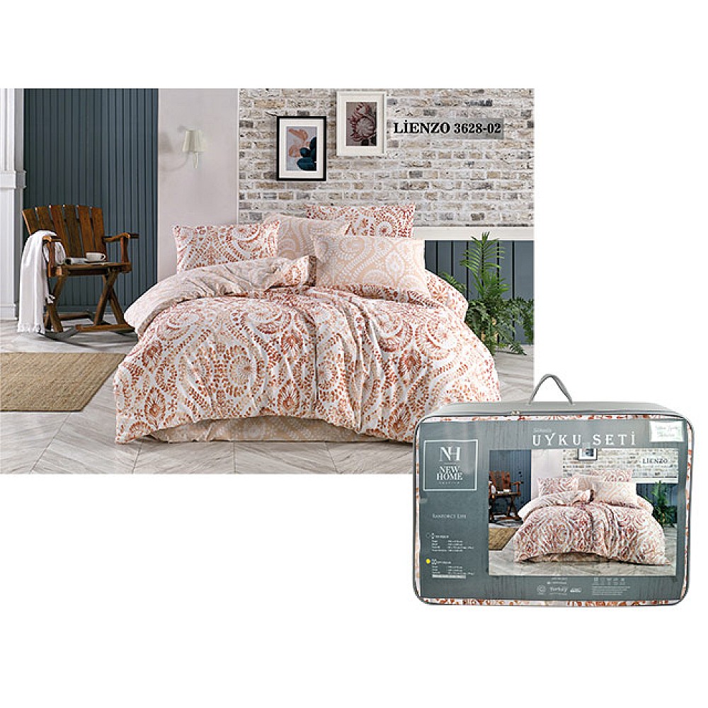 Lenjerie de pat 2pers NH Comforter Lienzo cu plapuma si perne, policotton