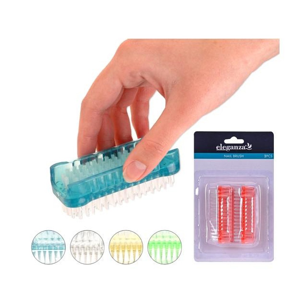 Set de perii pentru unghii 2buc, plastic