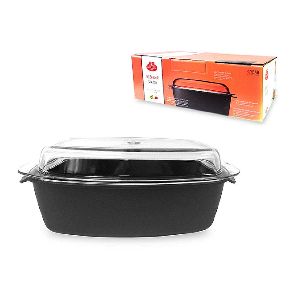 Forma pentru copt cu capac sticla Ballarini Gli 20X32cm, antiaderenta