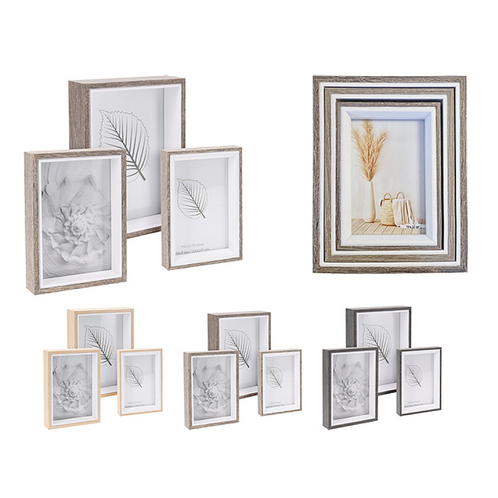 Set rame foto din lemn 3buc (9X13/10X15/13X18 cm)
