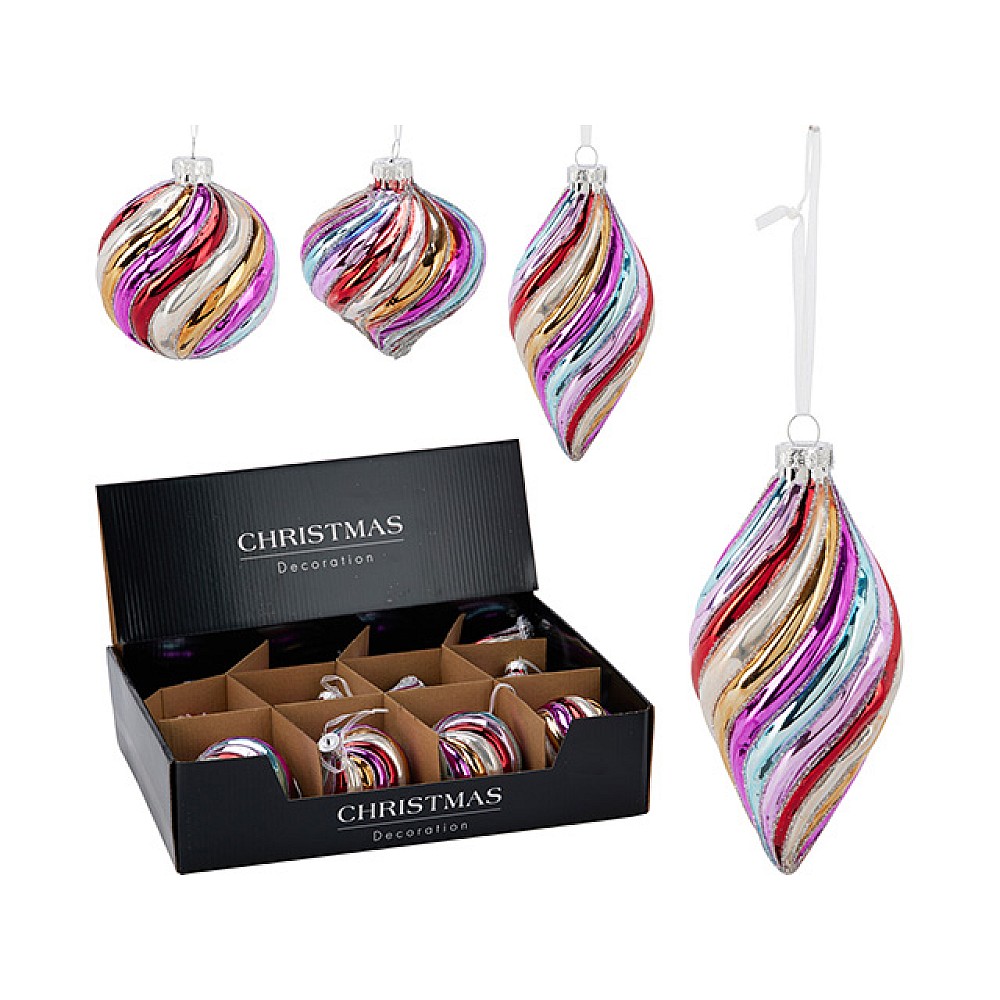 Decoratiune pentru brad din sticla 