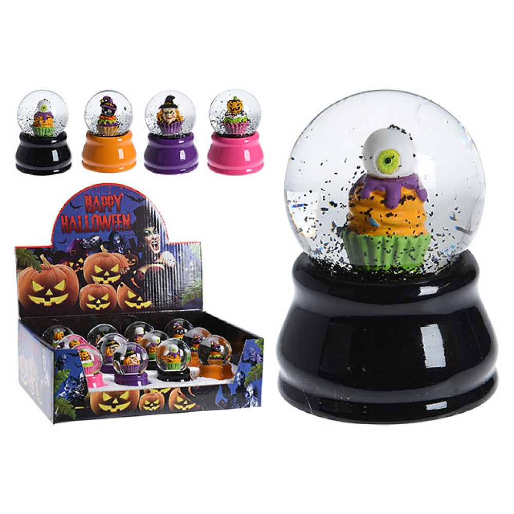 Suvenir Halloween sfera cu figurina 12Х10Х6cm, ceramica