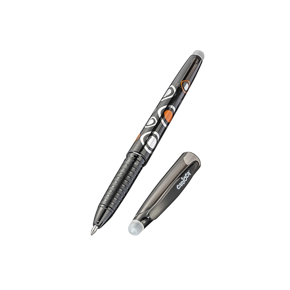 Pix care se sterge Carioca Oops Pop negru cu 2 radiere, 0.7mm
