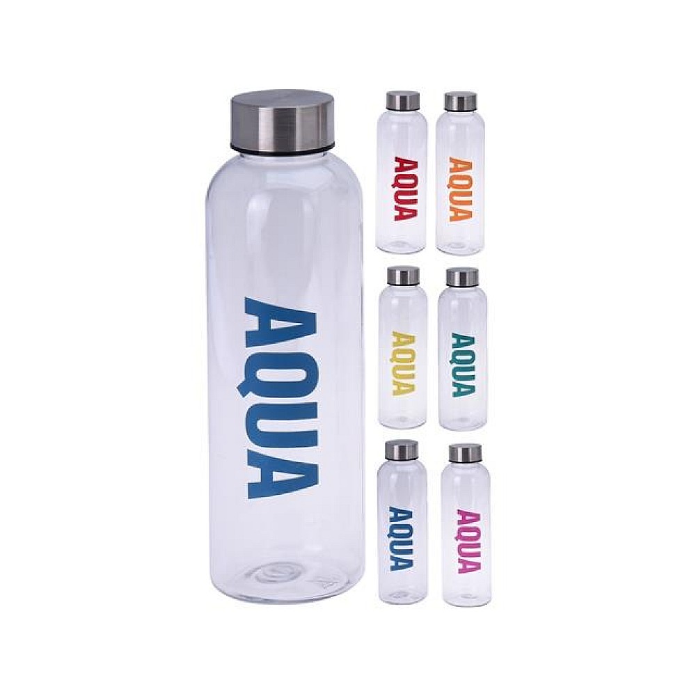 Sticla pentru apa EH 0.5l Aqua, transparenta, plastic