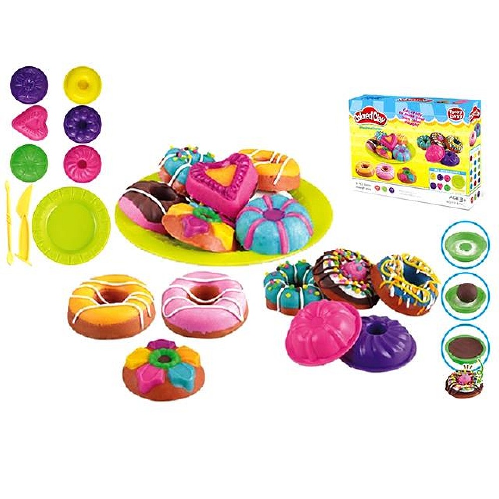 Set pentru modelare Funny Lucky Doughnut (accesorii)