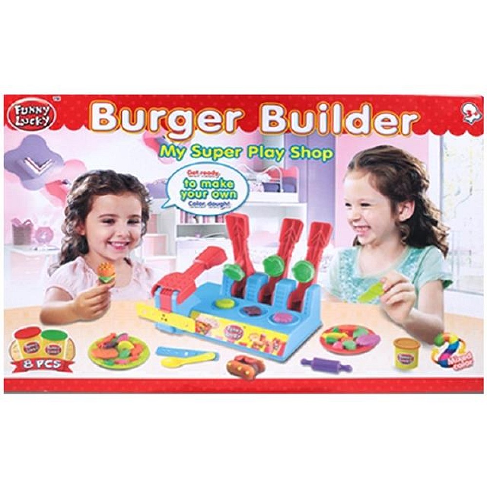 Set pentru modelare Funny Lucky Burger shop (accesorii)