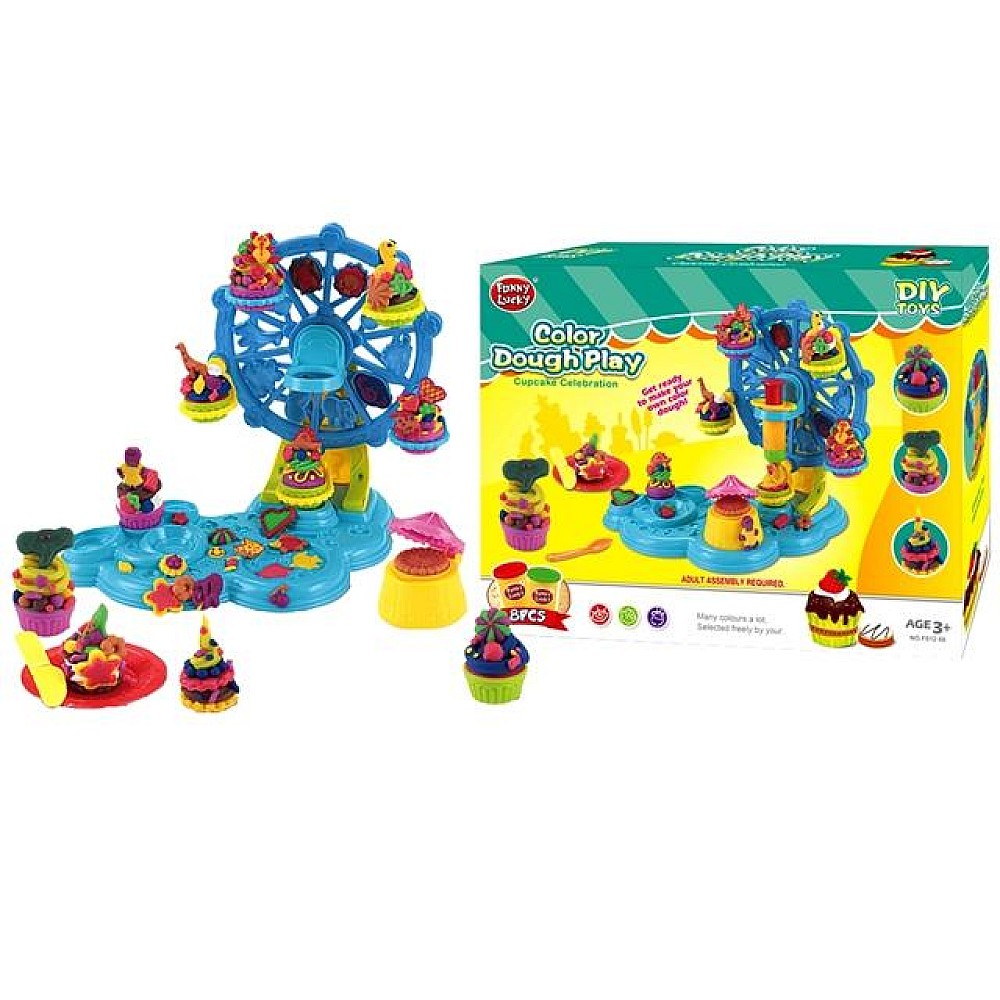 Set pentru modelare Funny Lucky Cupcake (accesorii)