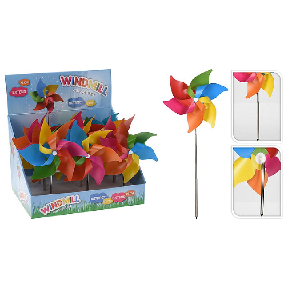 Elice cu segmente colorate si maner telescop 27-72cm