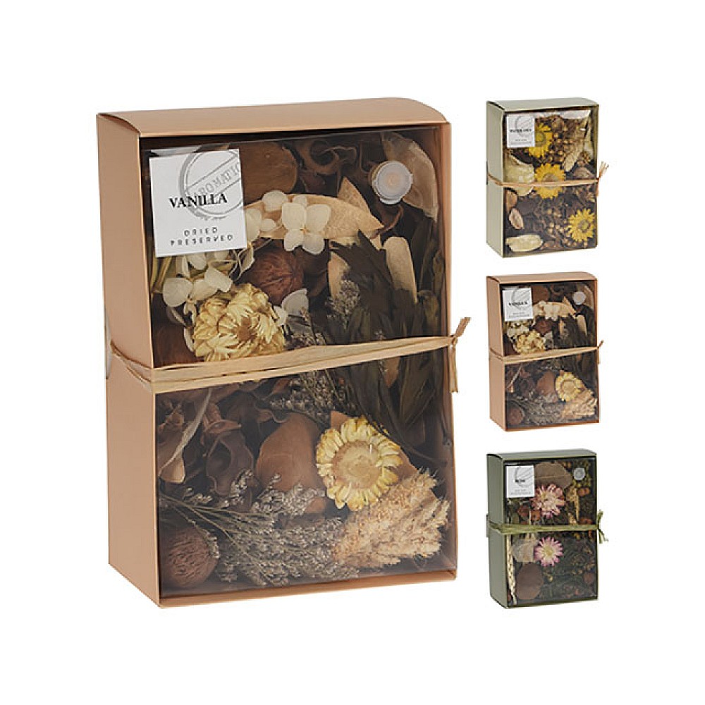 Flori parfumate 200gr 20X10cm, 3tipuri, in cutie