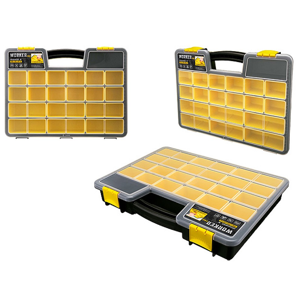 Organizator pentru depozitarea obiectelor mici Bytplast Worker Pro 39X29.5X6cm, gri