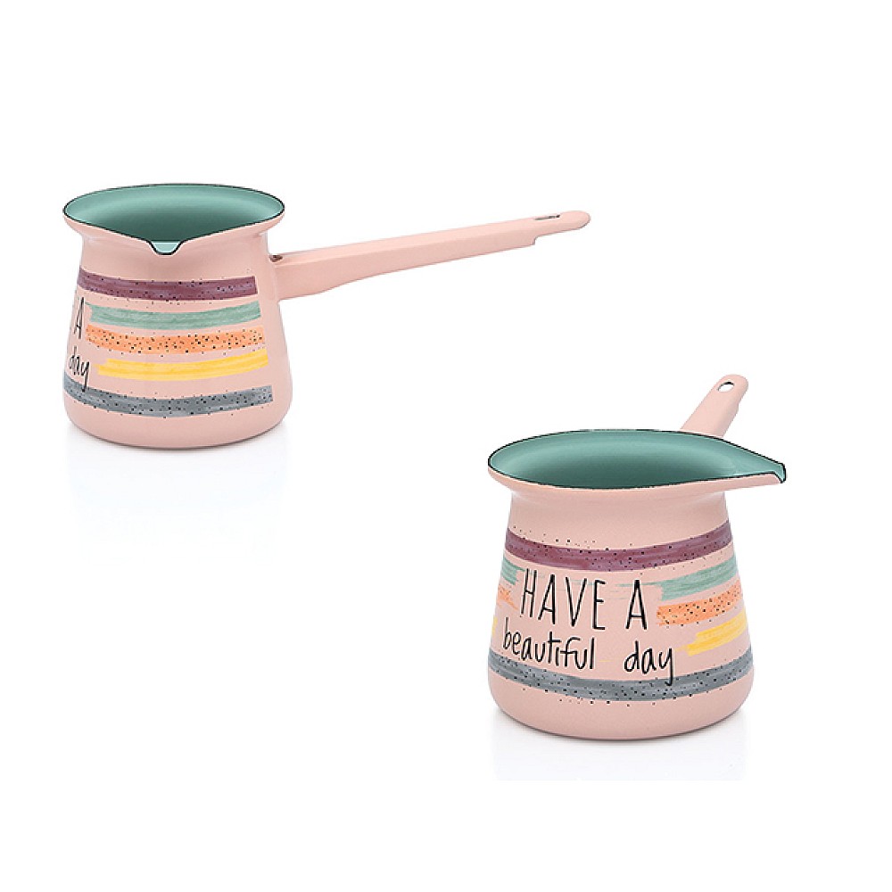 Ibric emailat Have A Beautiful Day 0.4 l, pentru 4 cani