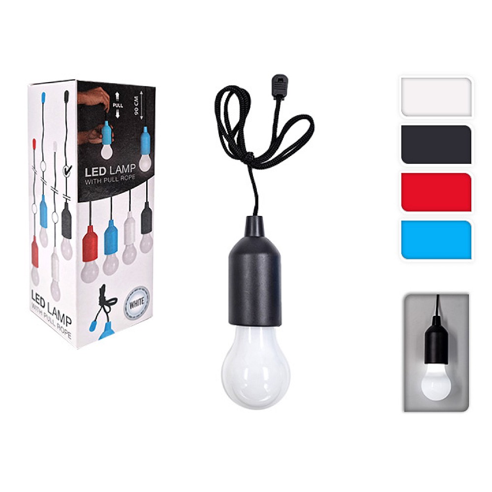 Lampa suspendata cu intrerupator D19X22cm pe 3 baterii AAA
