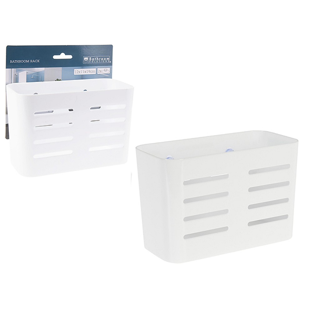Cos  pentru baie Bathroom 12X11X19 cm, alb