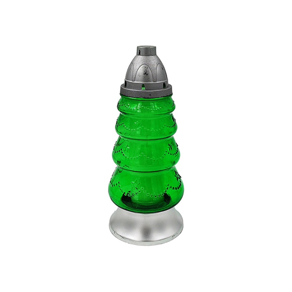 Candela sticla cu capac 28cm 48 ore 
