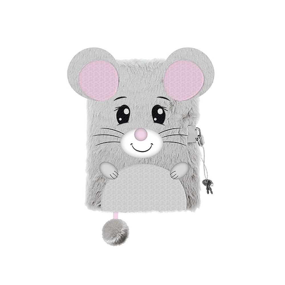 Agenda cu lacat A5 96foi My Little Mouse, coperta plus