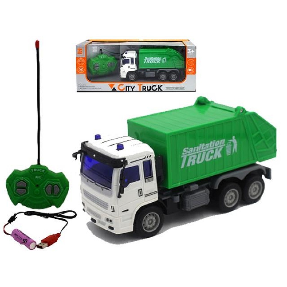 Camion de gunoi City truck 1:30 R/C acumulator