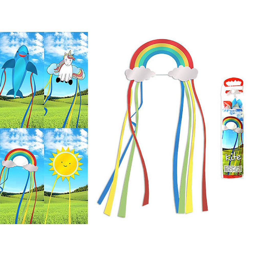 Zmeu zburator 60X40cm curcubeu/50X45cm soare/80X60cm rechin/unicorn