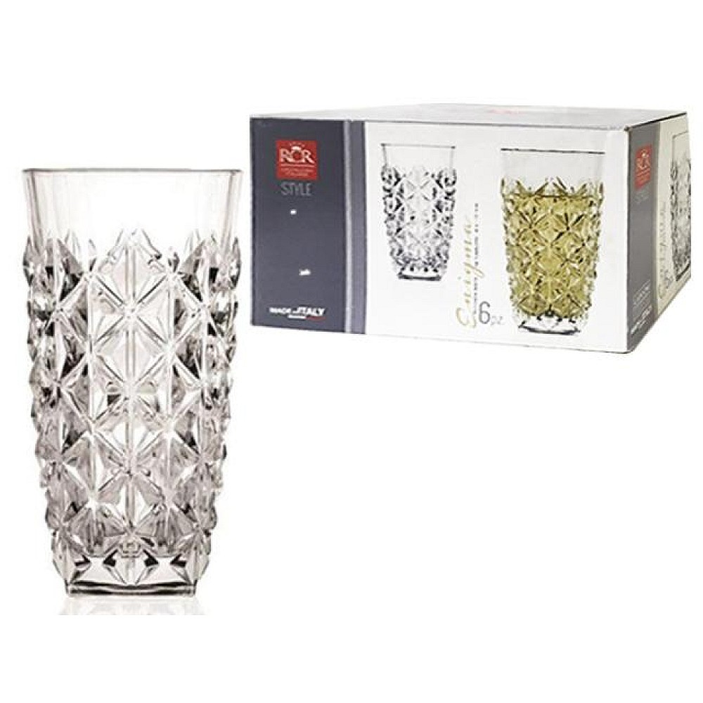 Set 6 pahare tip tumbler Enigma 400ml, inalte