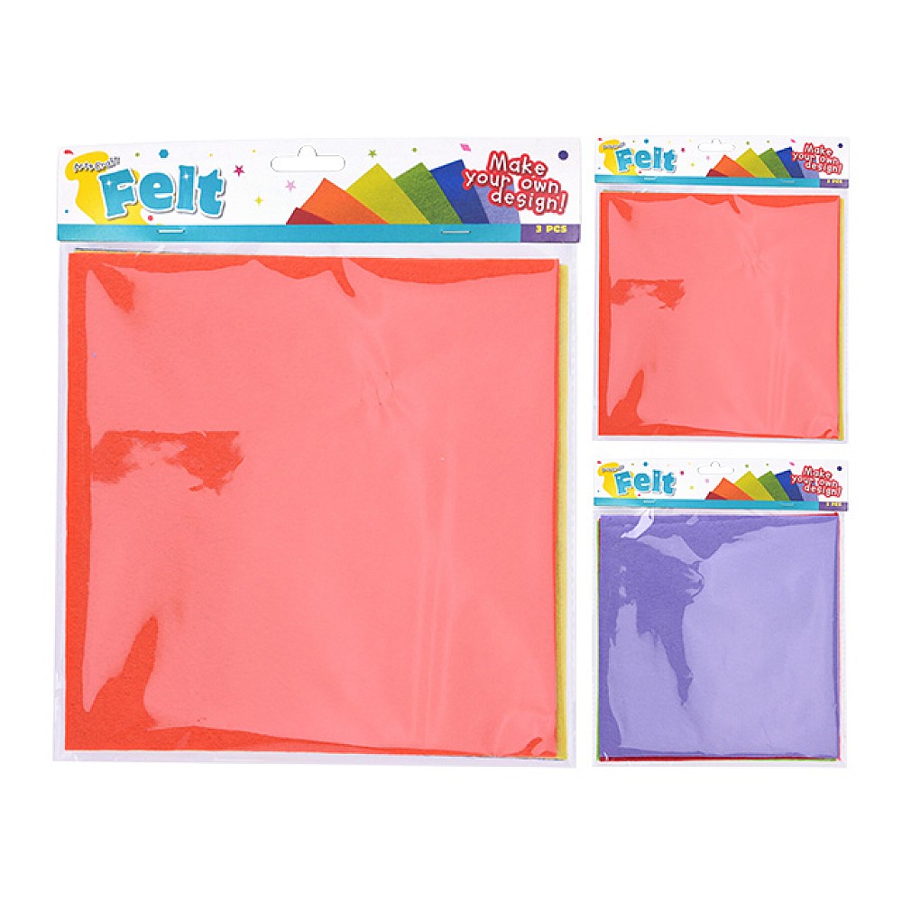 Set creativ Art&Craft felt 3buc 22X22cm