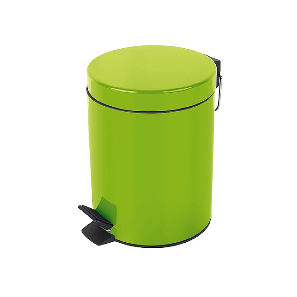 Cos pentru gunoi cu pedala Sydney 3l, inox, verde