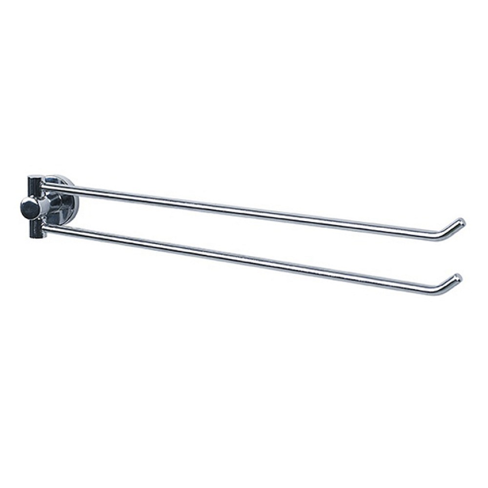 Suport pentru prosoape dublu rotativa Spirella Atlantic 41cm crom