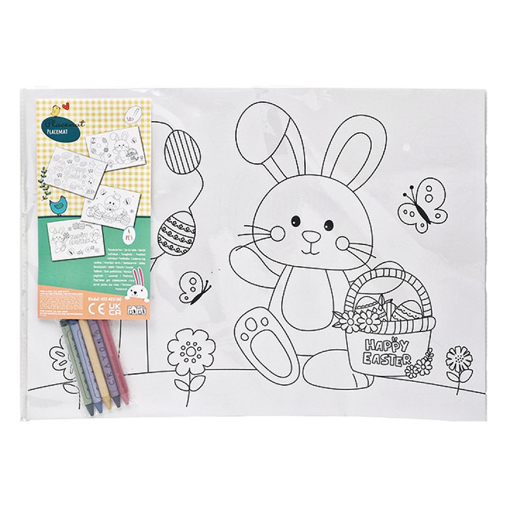 Set creativ pentru pictura (4 foi+creioane)