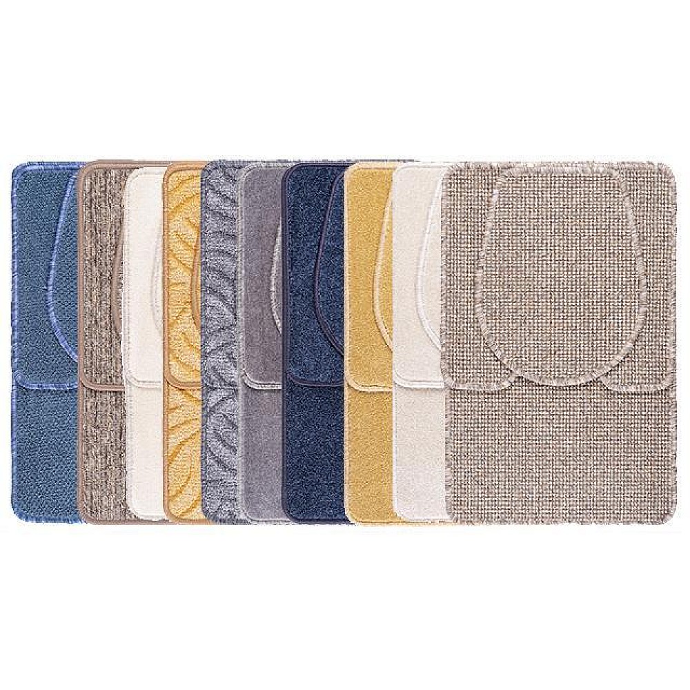 Covorase pentru baie / WC KDHome 3buc (49X77, 48X47, 36X46cm)