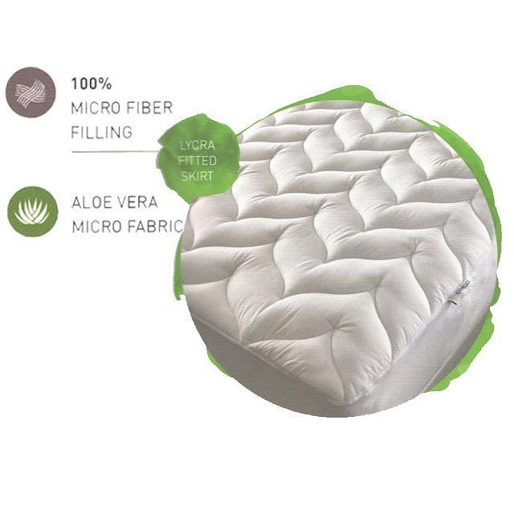 Topper 180Х200+30cm Othello Lovera HCS, tesatura microfibra+aloe-vera, 2160gr