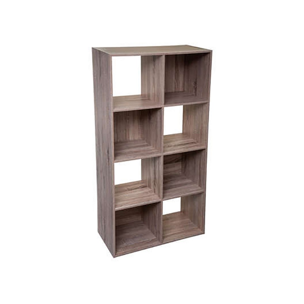 Modul de mobila 67.5X32X134cm Five, 8 rafturi, natural