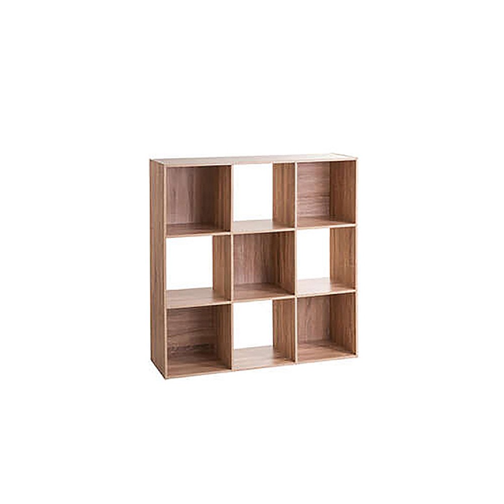 Modul de mobila 100.5X32X100.5cm Five, 9 rafturi, natural